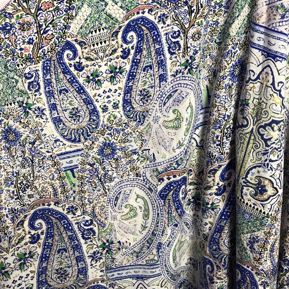 Alya Boho Paisley Asymmetrical Maxi Tank Dress S - Picture 3 of 8